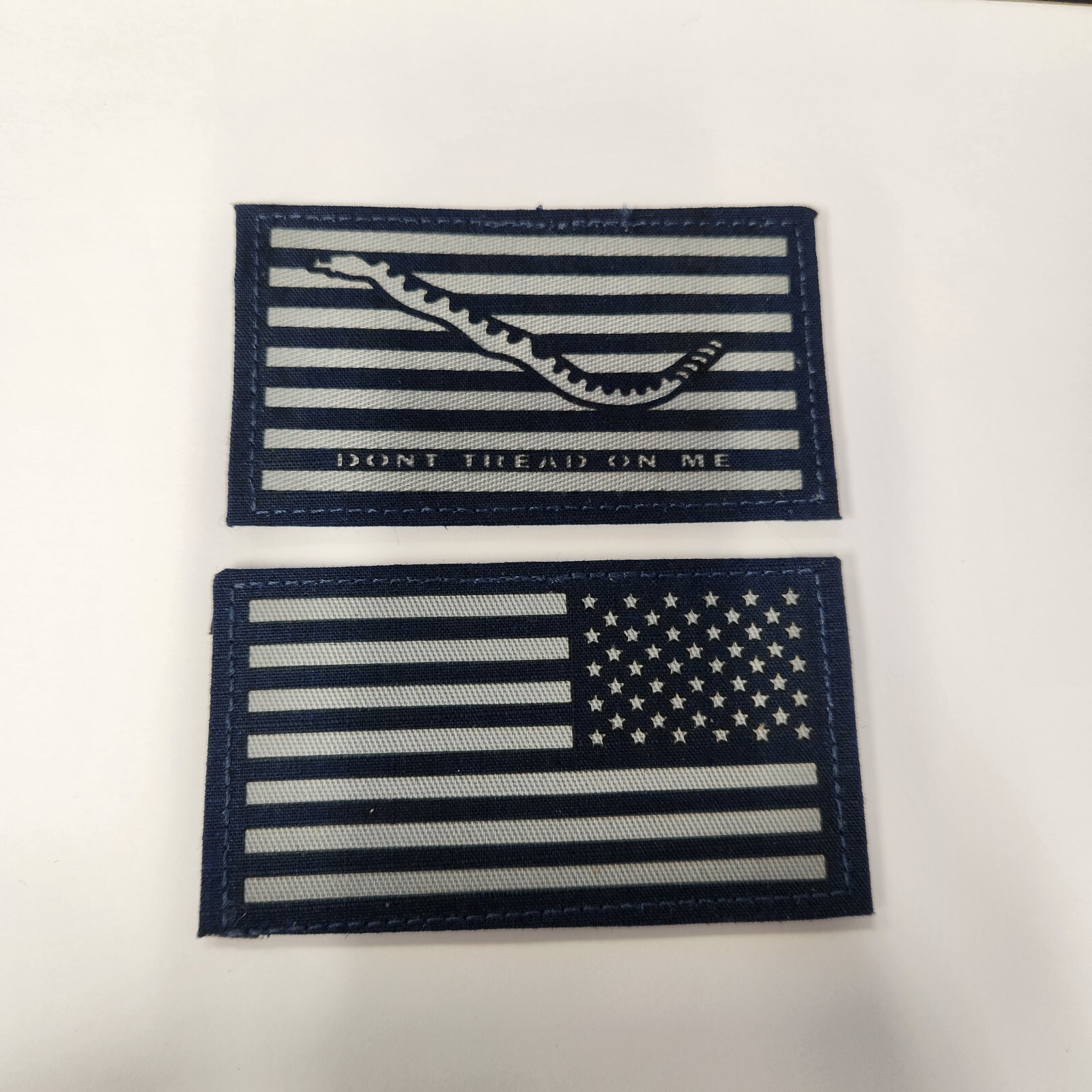 US Navy Laser Cut Flag Set New Fire Resistant DTOM US FLAG Don't Tread on Me