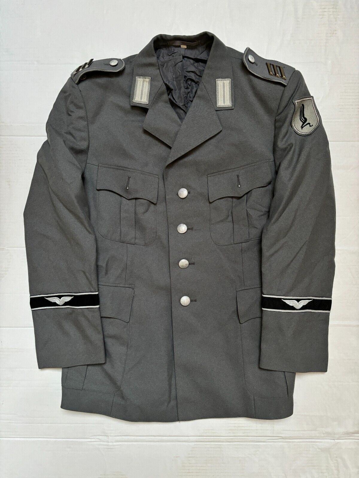German Army Dress Jacket Uniform Parade Lined Grey Genuine Military 170/96 #05