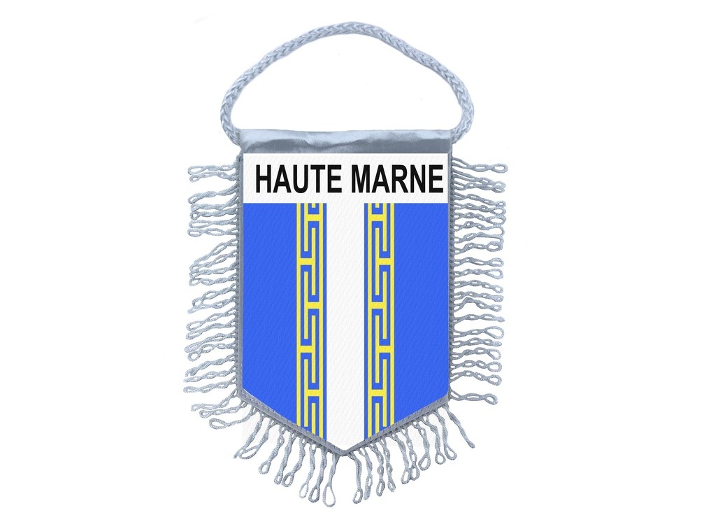 Mini Flag Banner High Marne Department Flag