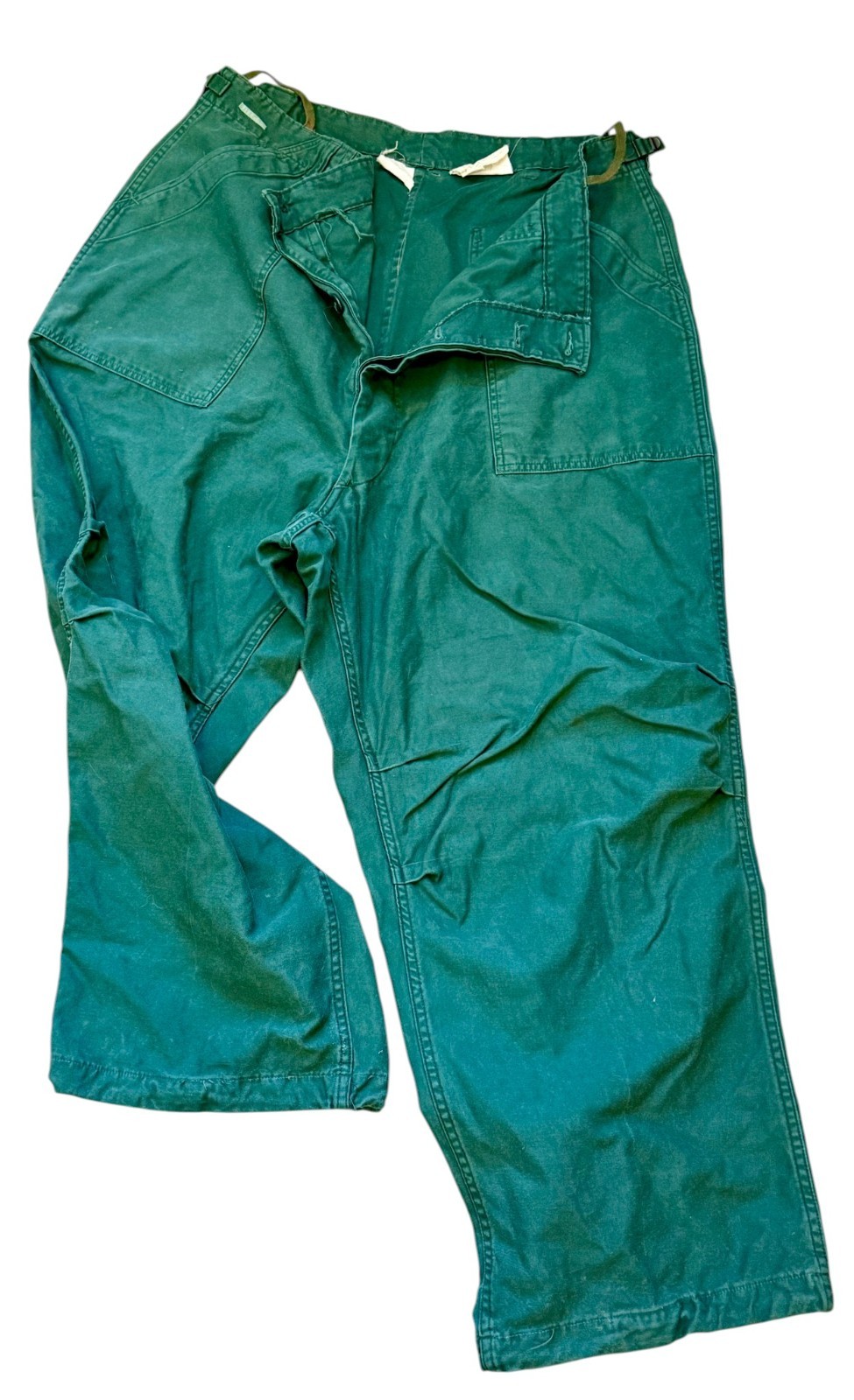 Rare 1964 Cold War Aggressor Trousers Sateen Green 255 X-Large OPFOR US Army