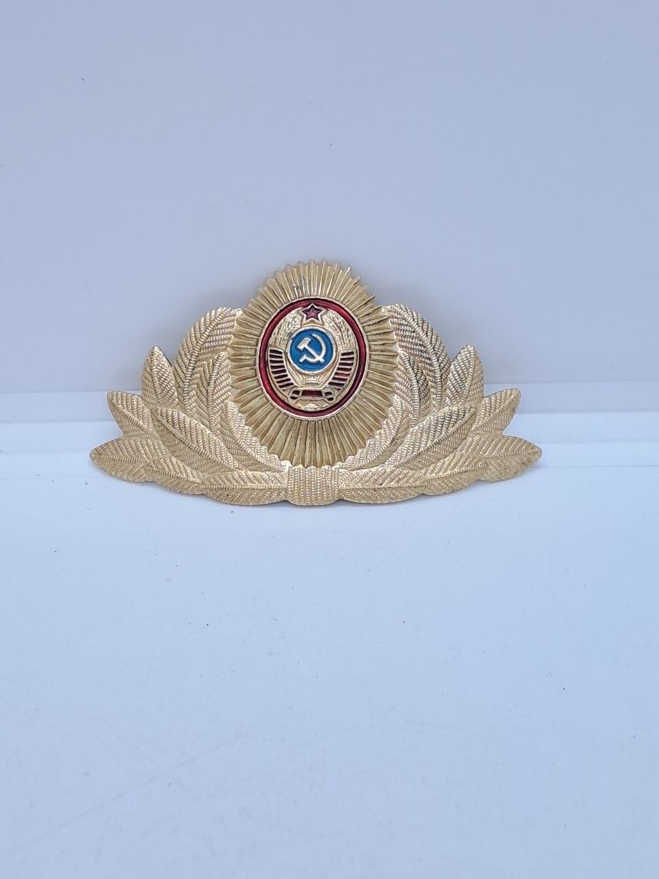 Soviet Cockade Uniform Badge Ministry of Internal Affairs MVD Officer Military