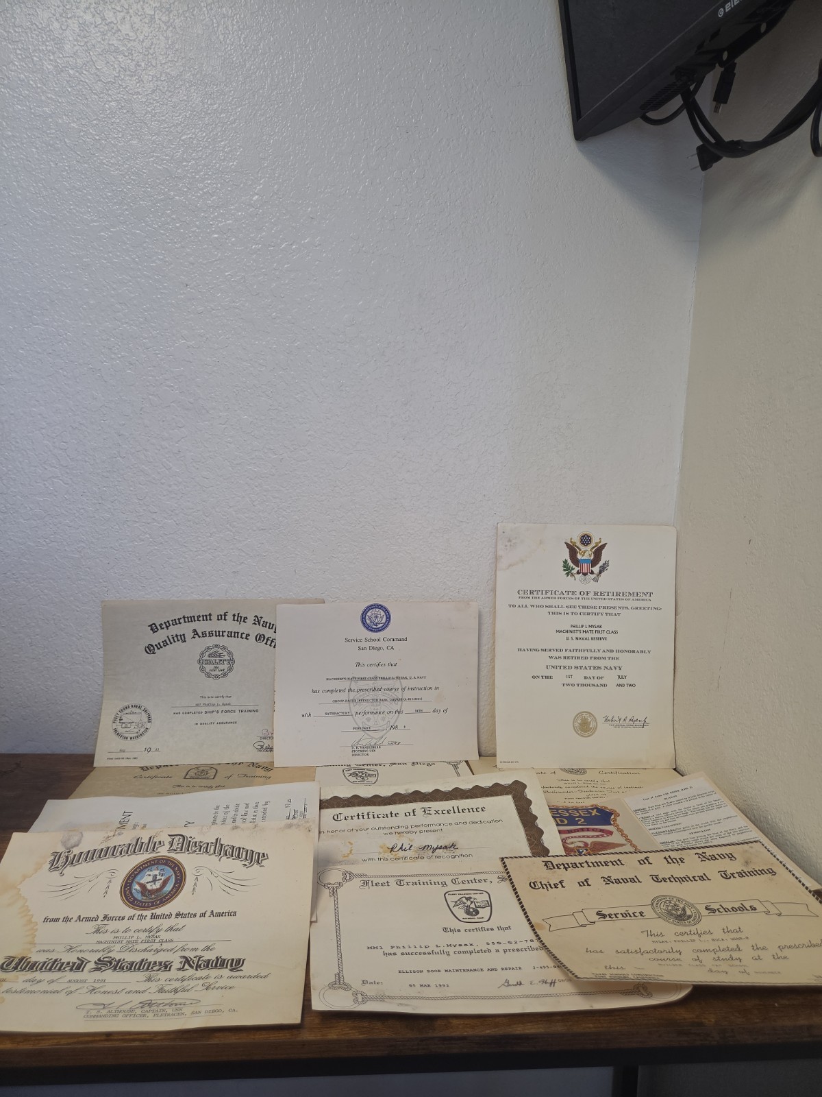 Miscellaneous Navy Papers