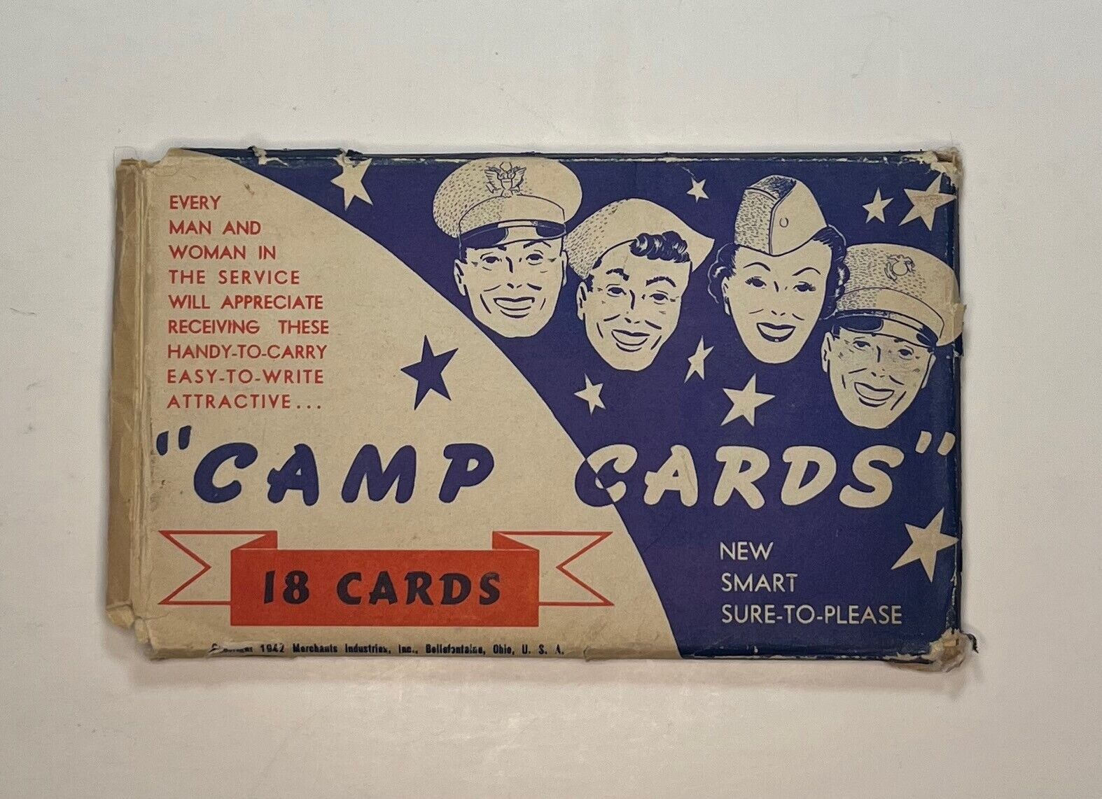 Camp Cards, 1942 Postcards for Soldiers