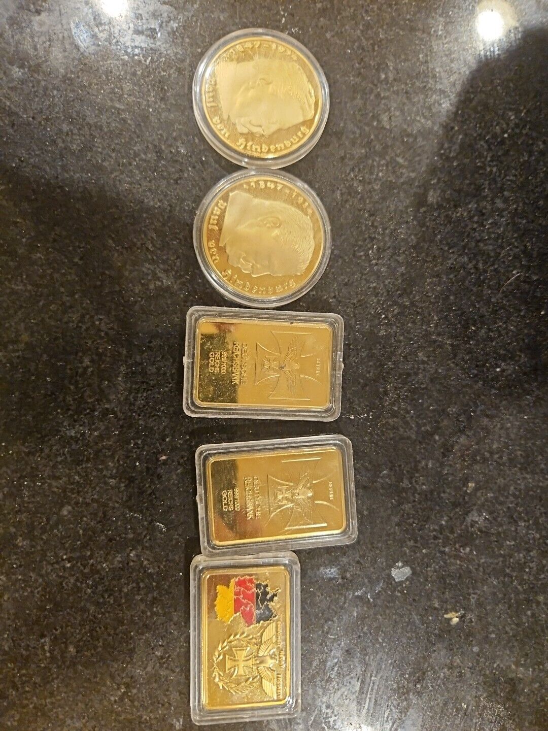 ww2 german gold coins 