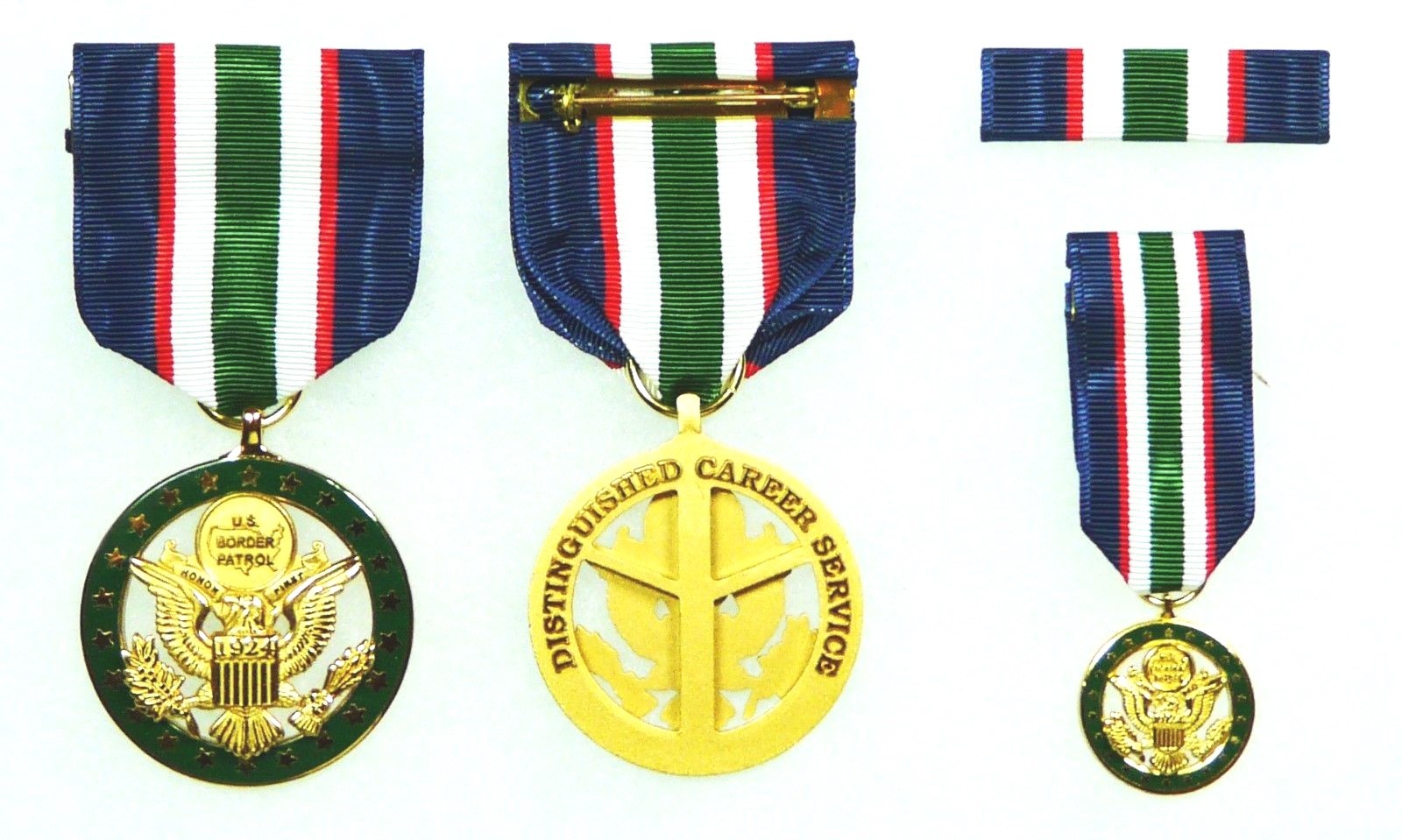 Agency, Border Patrol Commissioner's Distinguished Career Service Medal, set