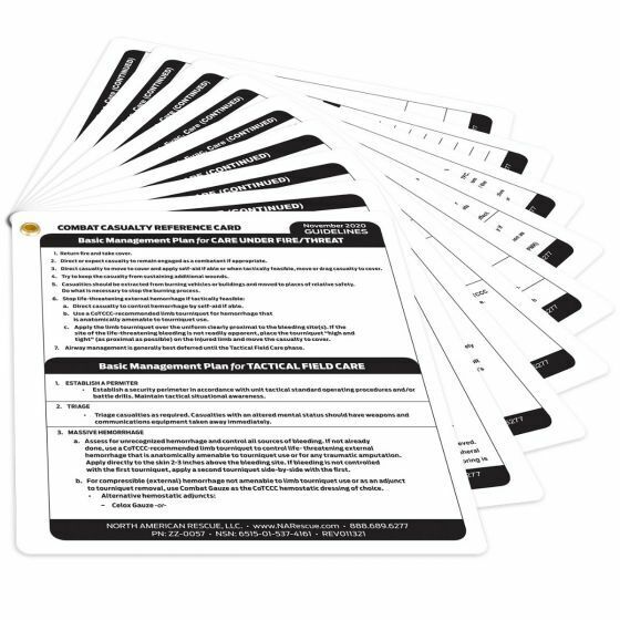 2020 NAR Combat Casualty Reference Cards