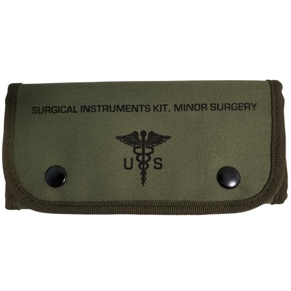US Military Style Surgical Instrument Kit Minor Field Surgery With Contents