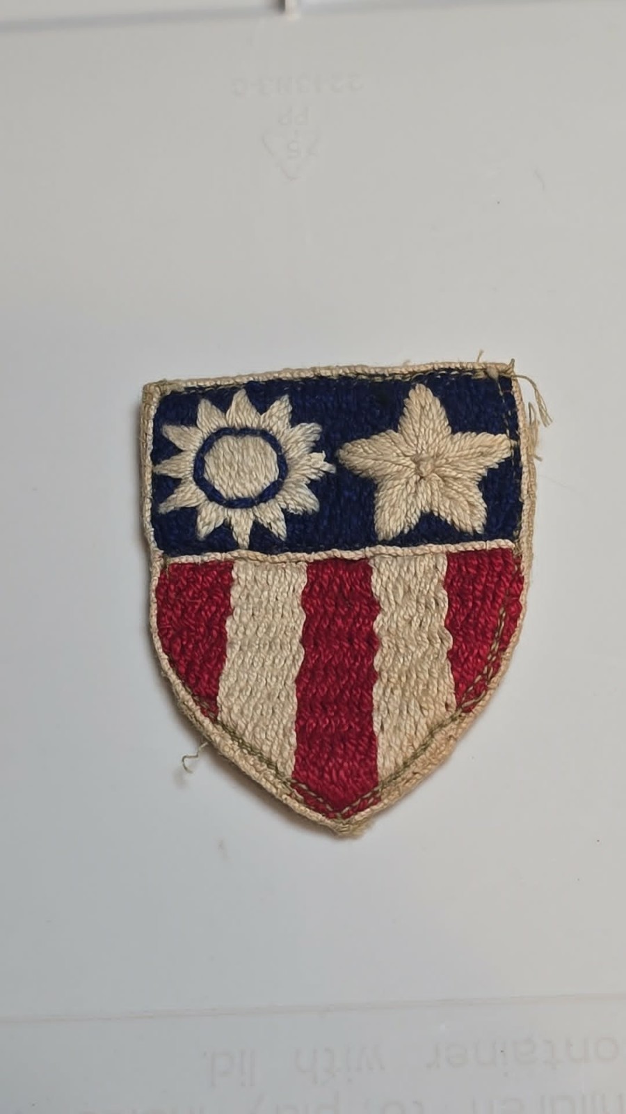 Original WW2 In-Theater made CBI Patches