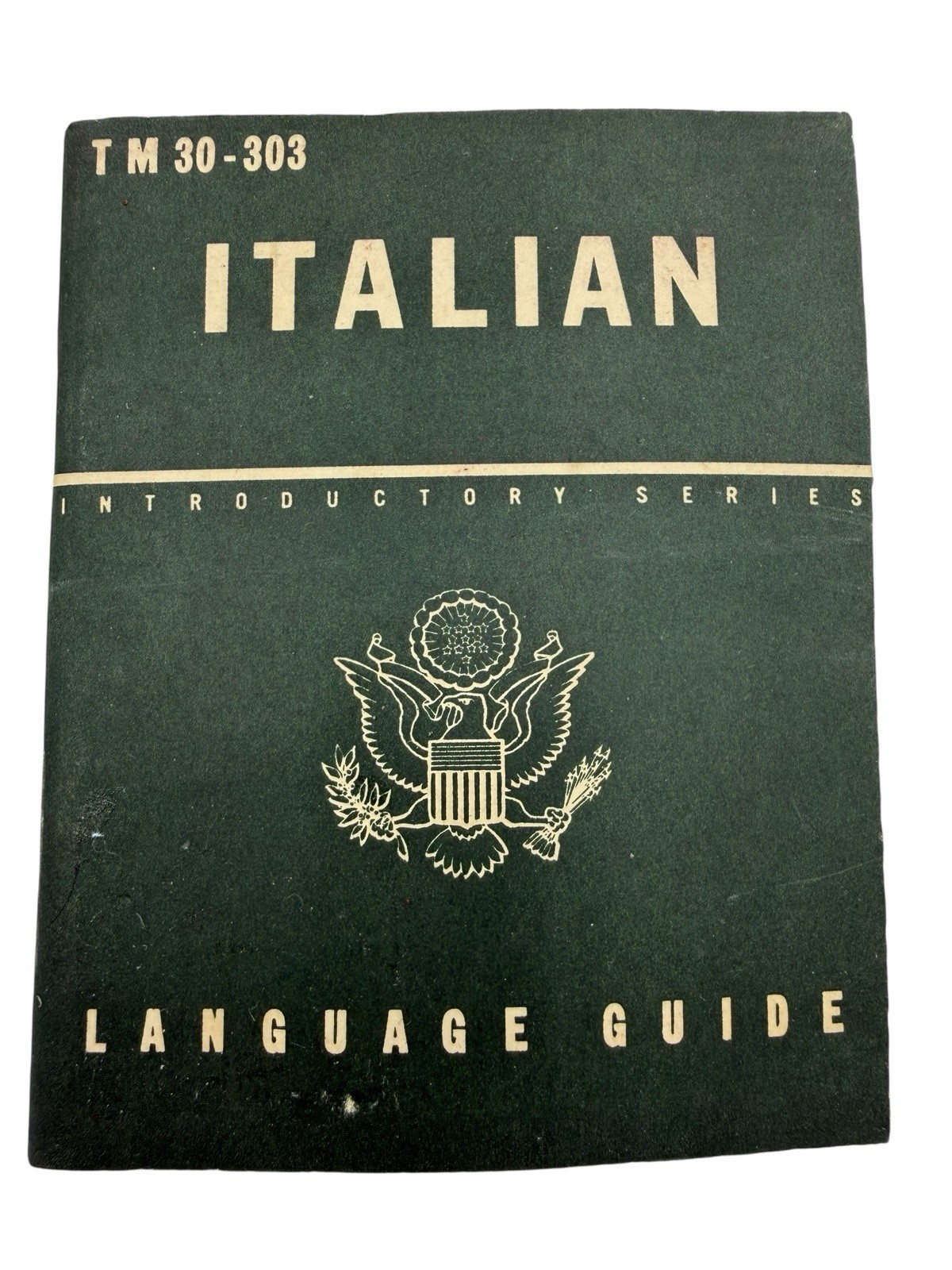 ✨✨WWII TM 30-303 Italian Language Guide Booklet✨✨