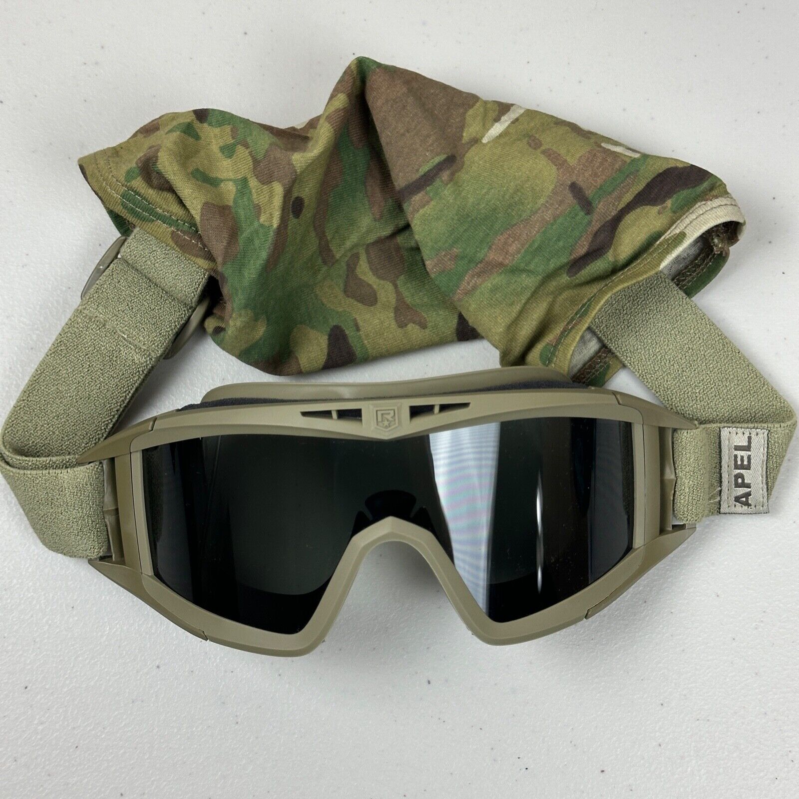 Revision Desert Locust US Military Goggles APEL dark Lens Camo With Case