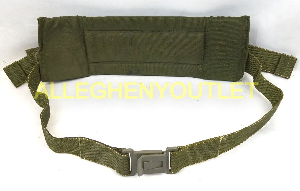 US Military ALICE Pack Waist Belt / Kidney Pad OD Green w/ Grey Buckle VGC