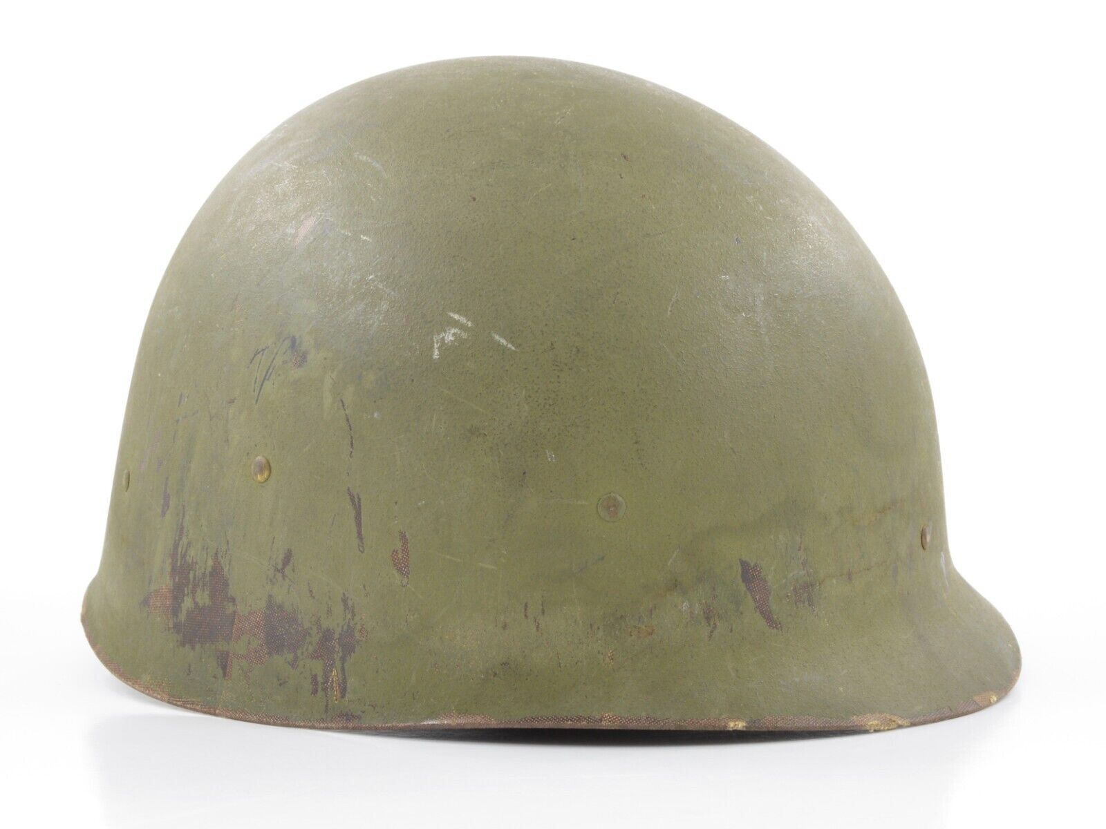 Original Early-Vietnam War Infantry M1 Helmet Liner Complete W/ Sweatband (1965)