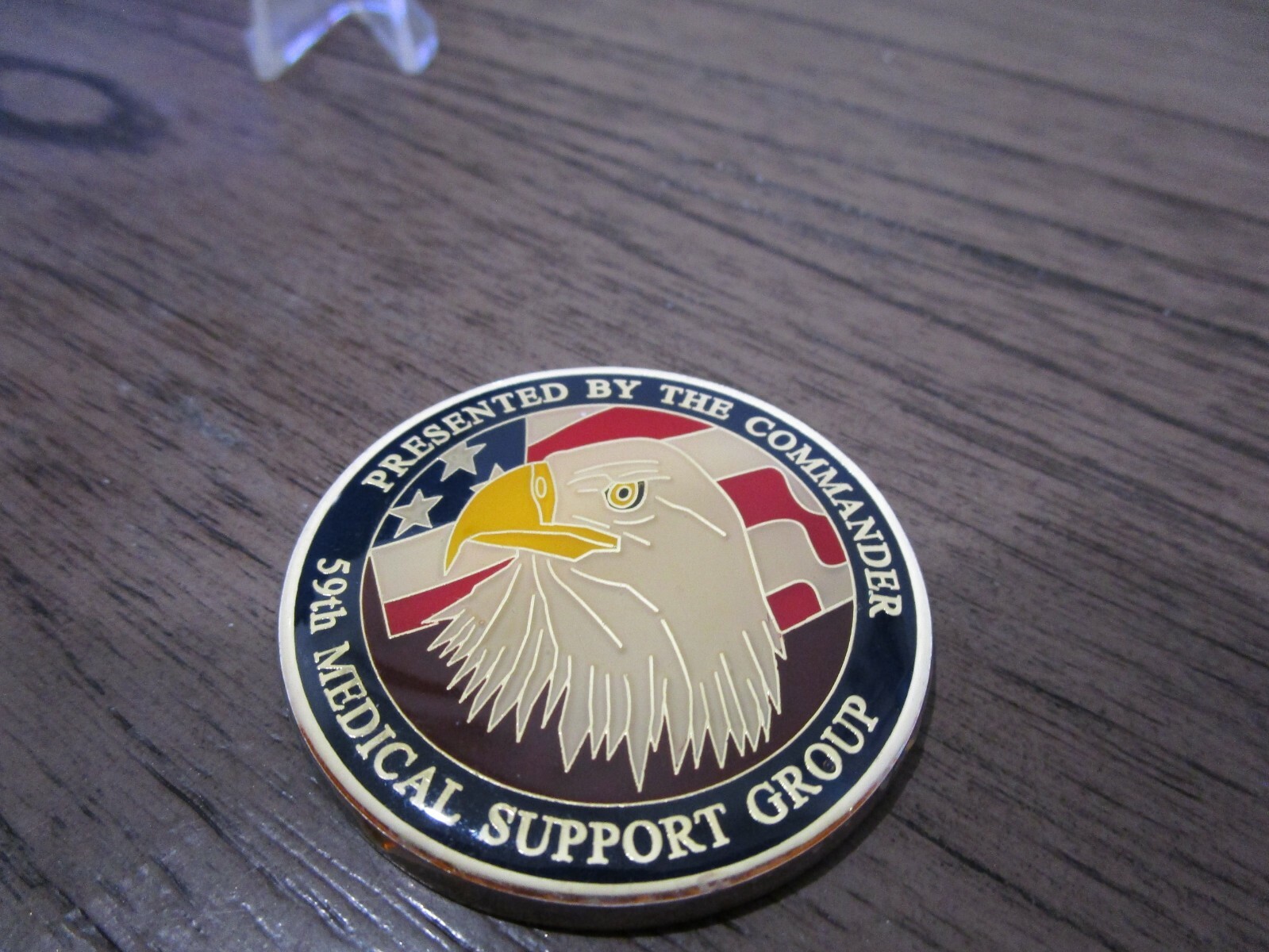 USAF 59th Medical Support Group Team Raptors Commanders Challenge Coin #647L