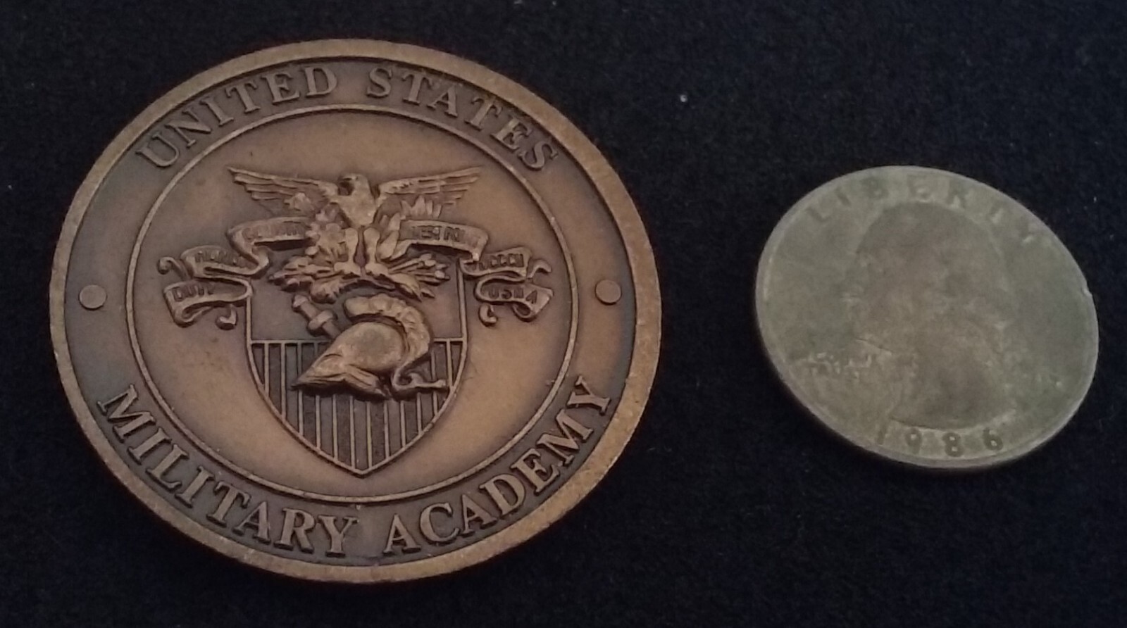 RARE USAMA US Army Military Academy West Point Social Sciences US Challenge Coin