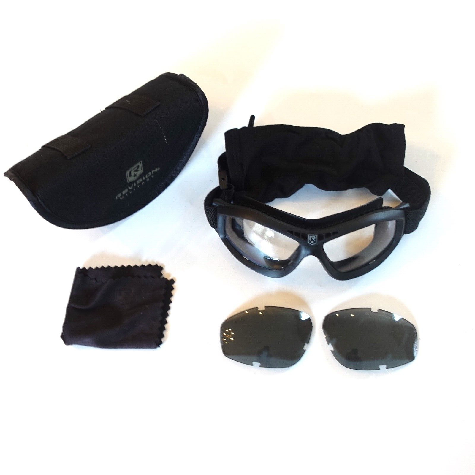 NEW REVISION MILITARY GOGGLES SET WITH CASE AND LENSES