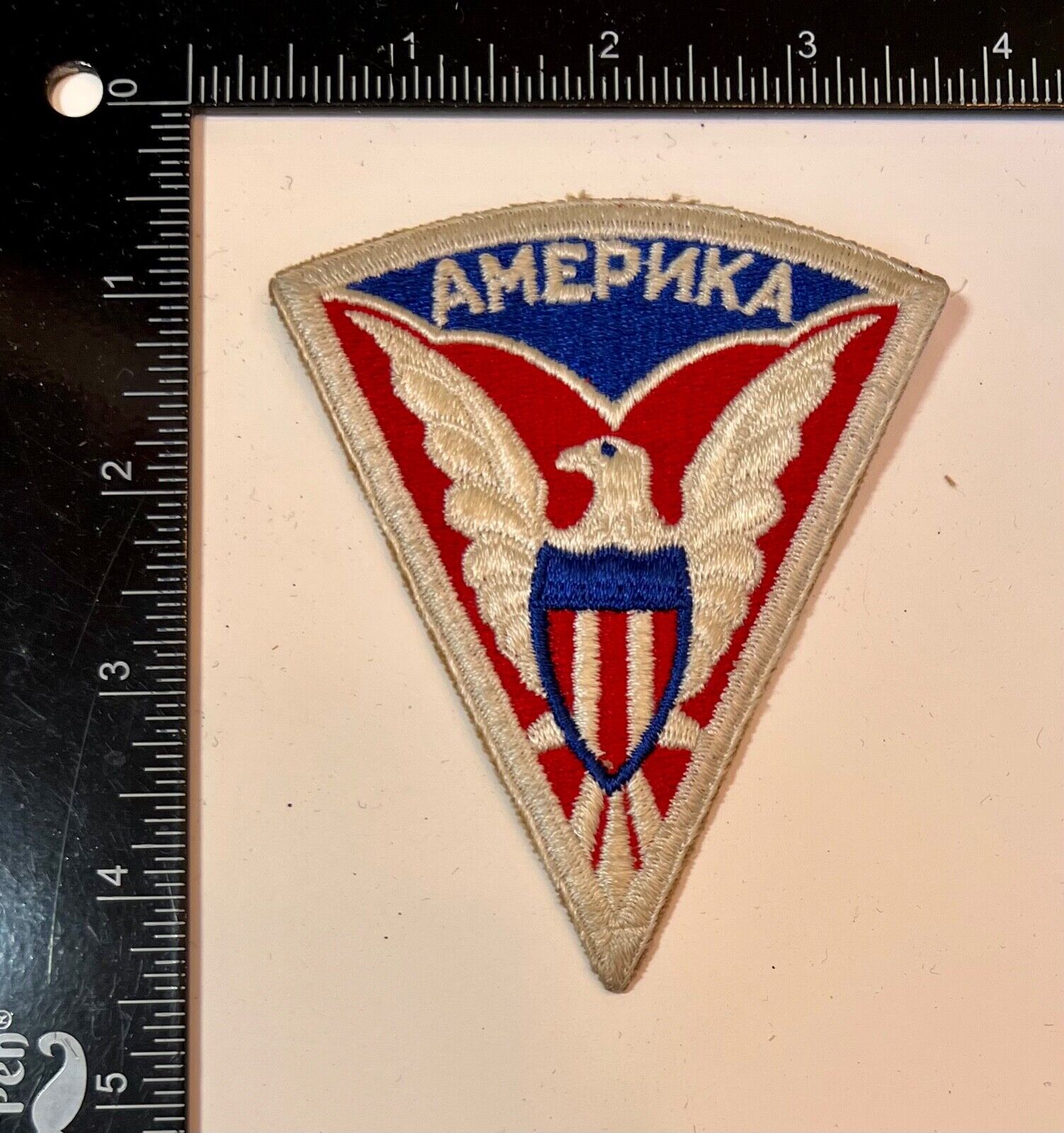 WWII US Army Mission To Moscow Patch