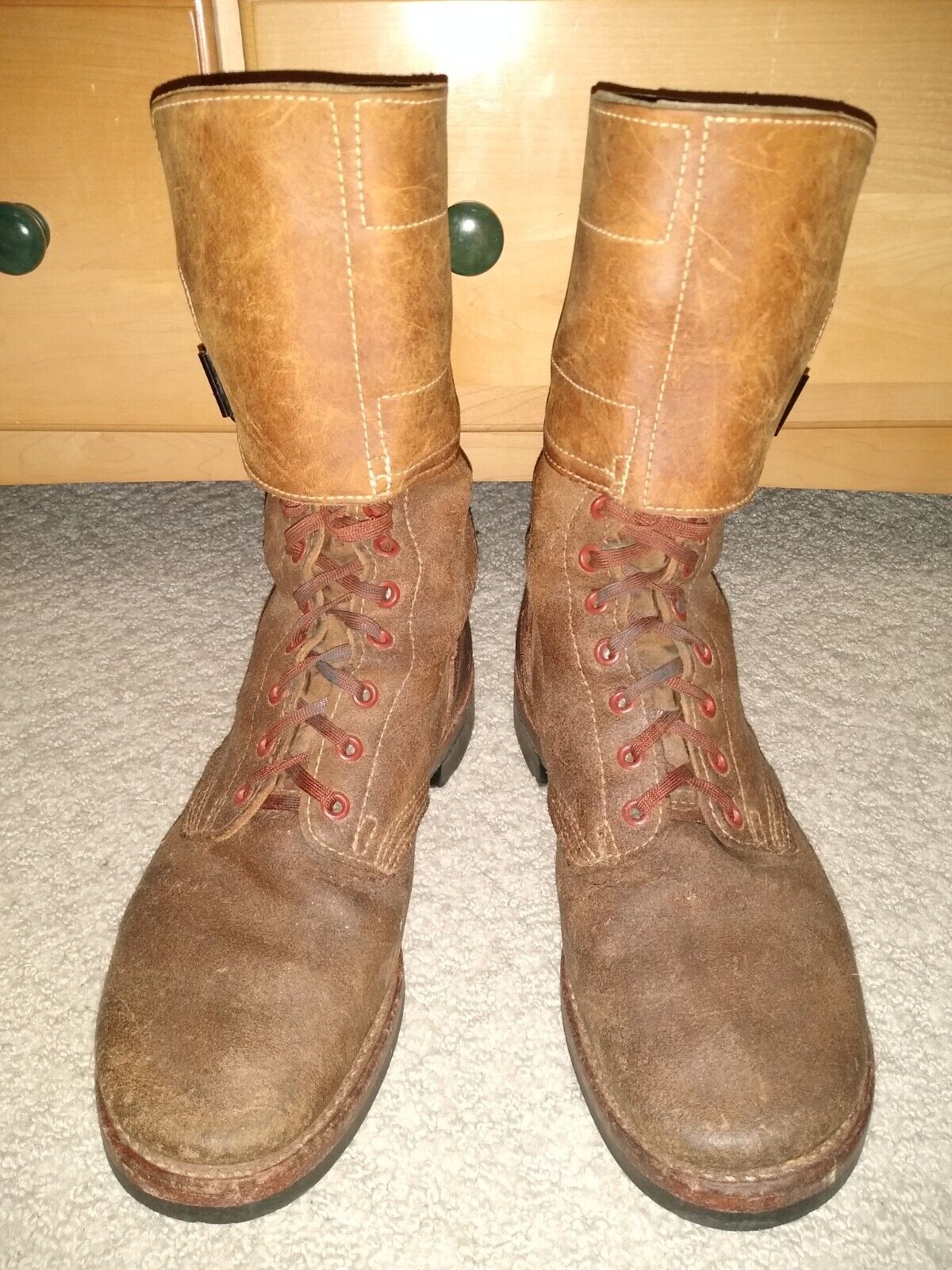 WWII US Double Buckle Boots By At The Front Made In USA