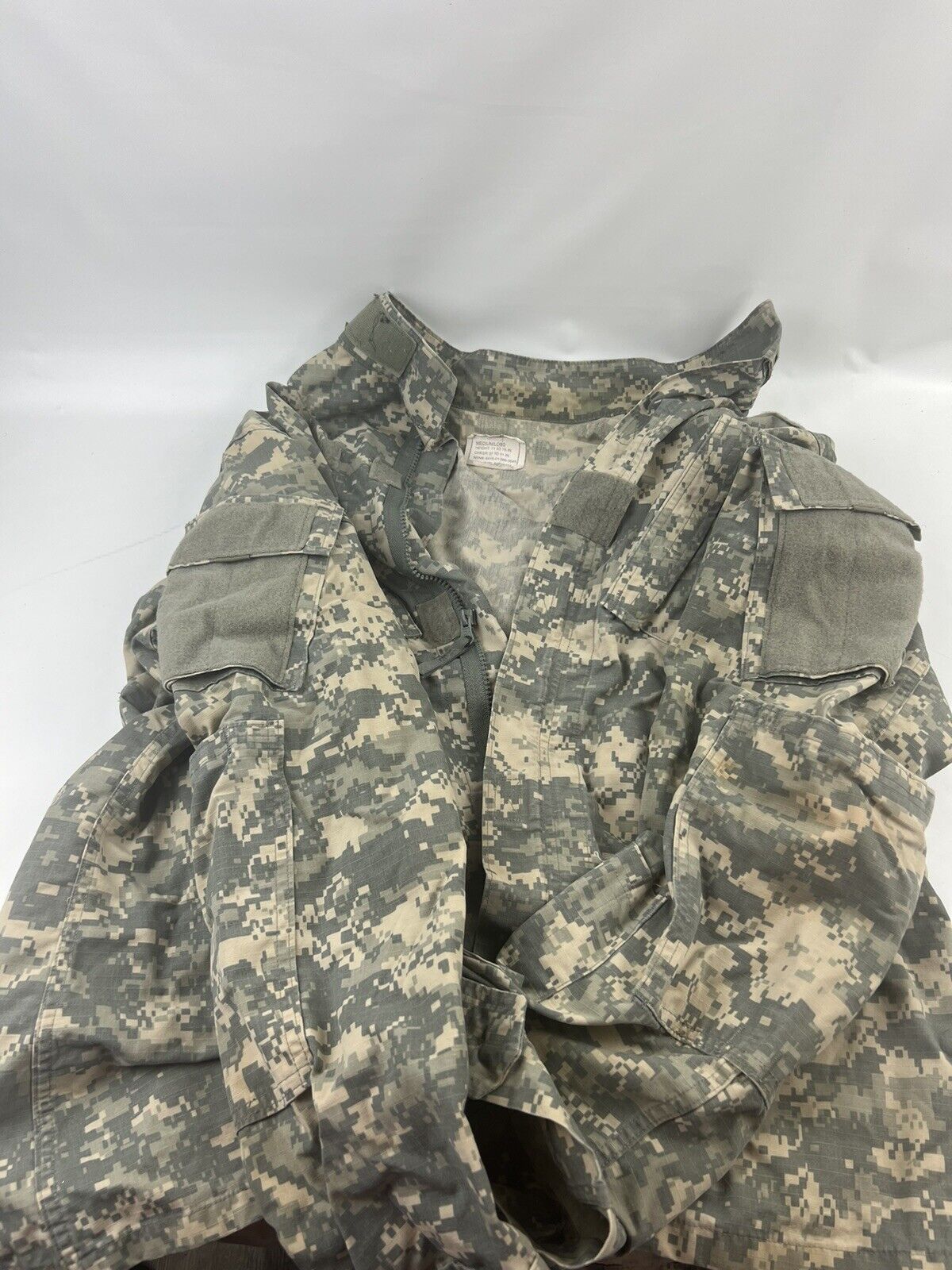 Army Combat Uniform Digital Desert Camouflage Medium Long Coat Military