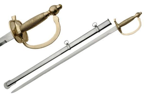 1840 United States Army NCO Sword with Steel scabbard