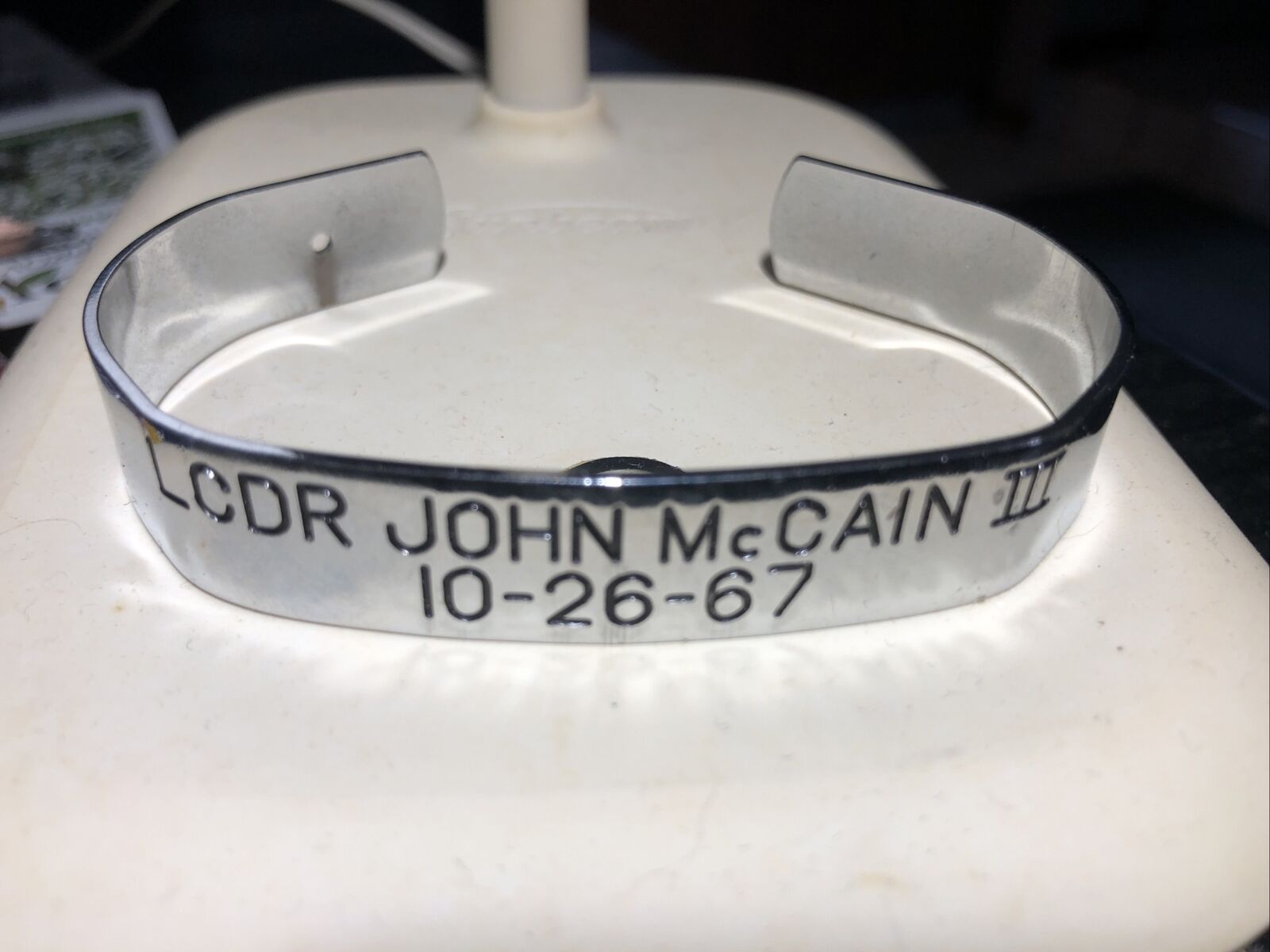Vtg Original US Vietnam POW MIA Bracelet LCDR JOHN McCAIN III 10-26-67