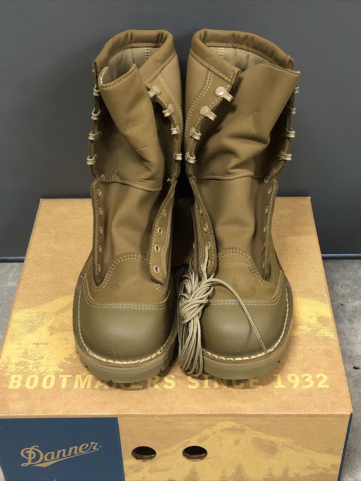 Danner Rat Boots USMC Temperate Military Boots Mojave Size 11.5 Width R