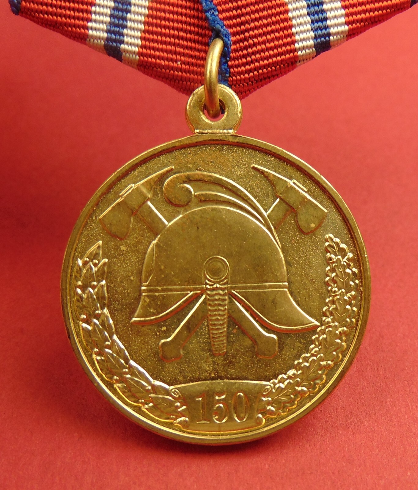 Belorussian MEDAL 150 Firefighting Service Fire Department Fireman Award Belarus