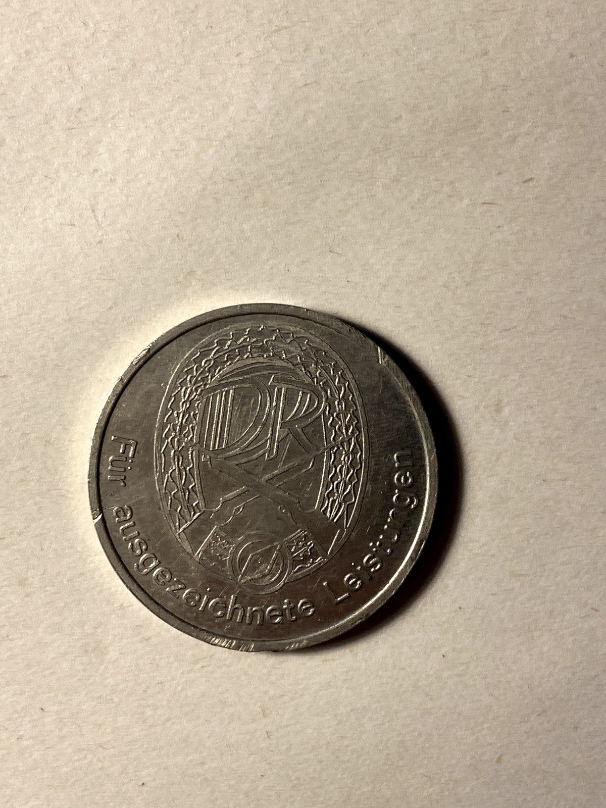 DDR coin – Socialist military organization of the DDR