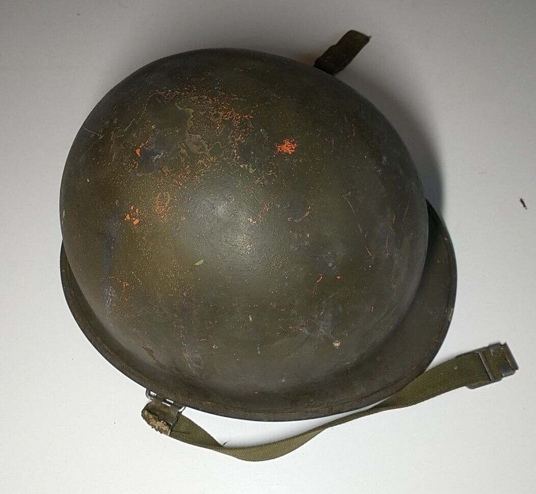 Original US Korean War Era M1 Helmet  with Liner Westinghouse/CAPAC