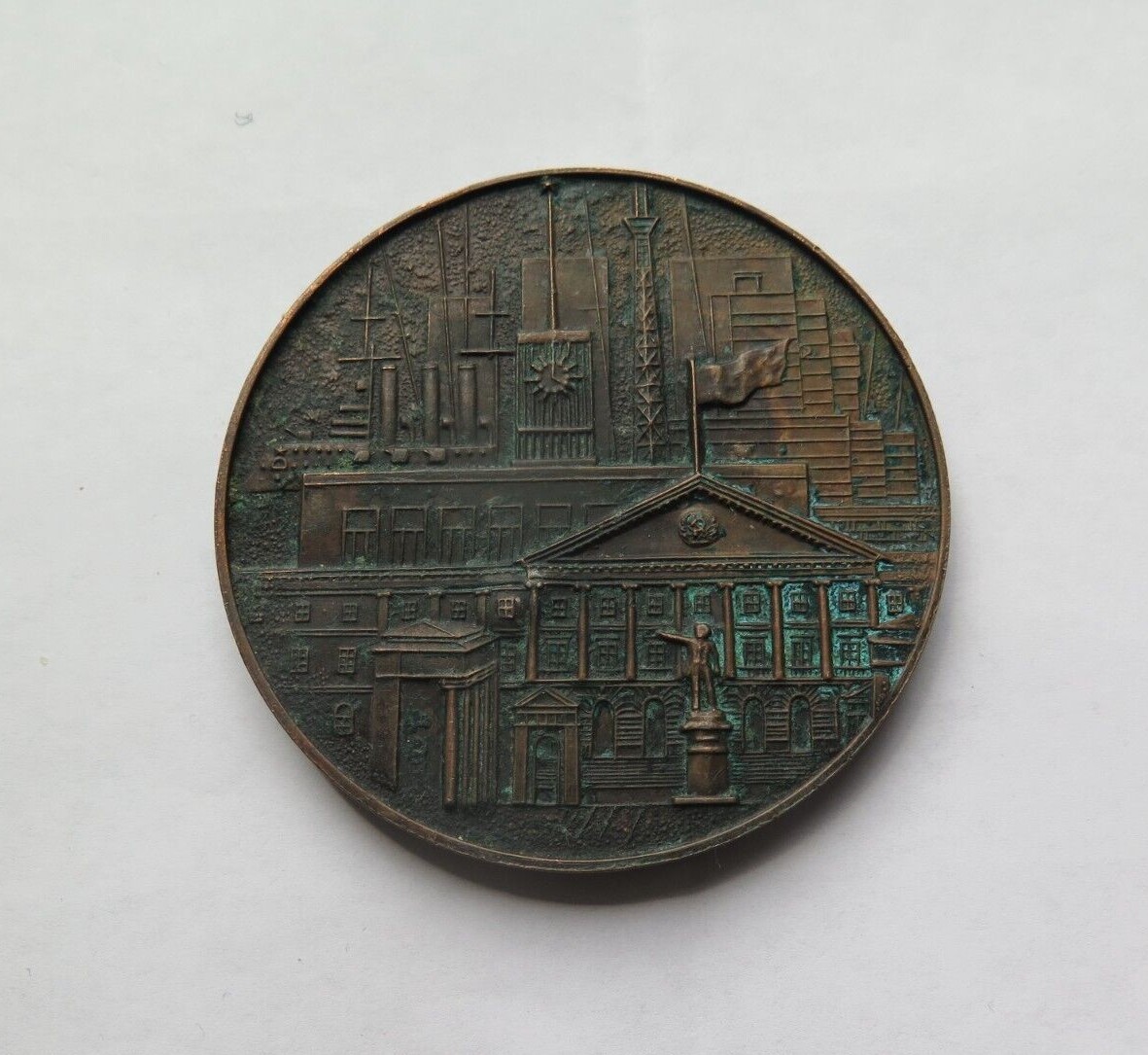 USSR BIG TABLE MEDAL LENINGRAD CITY