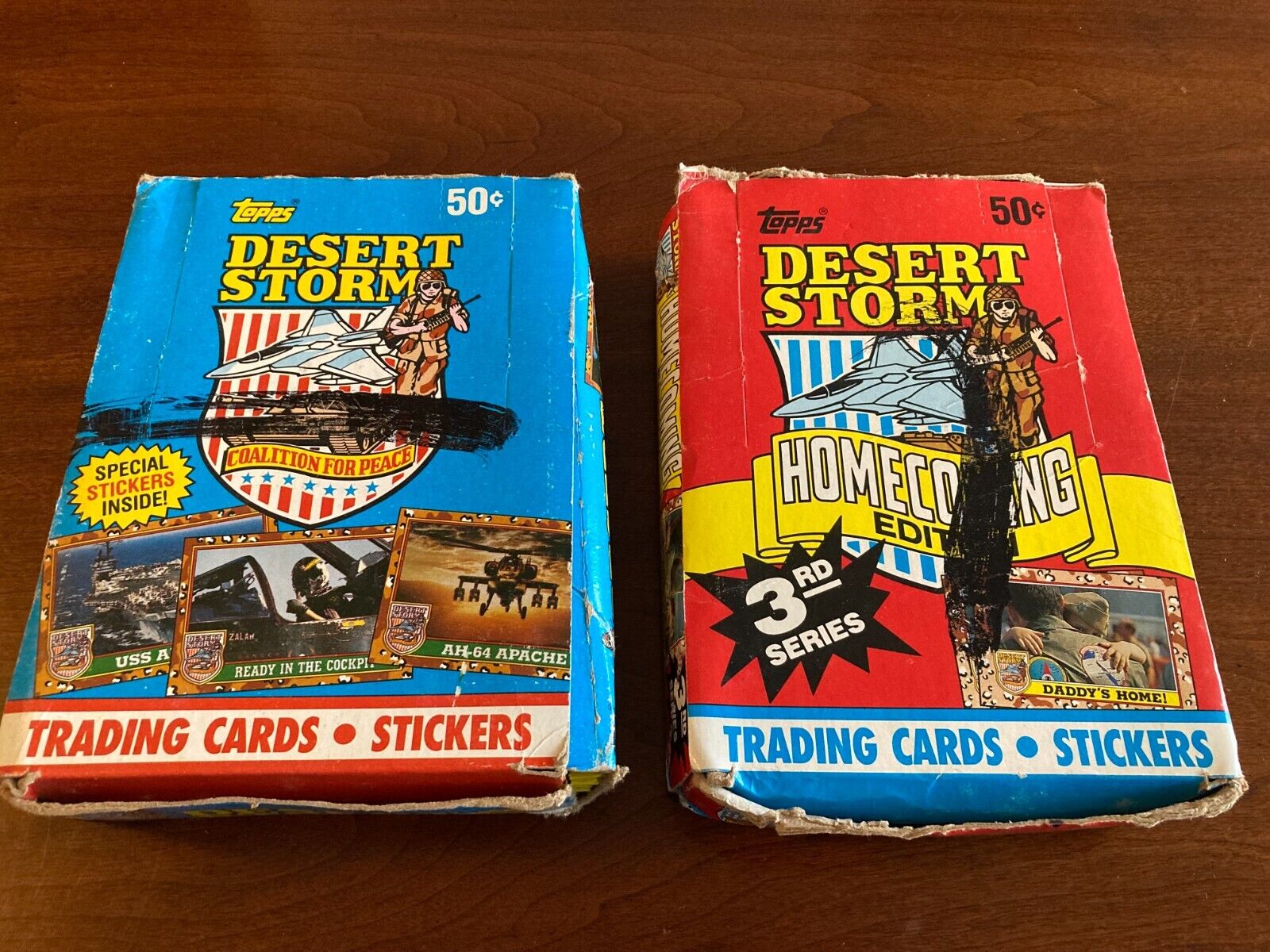 1991 Desert Storm Topps Trading Cards