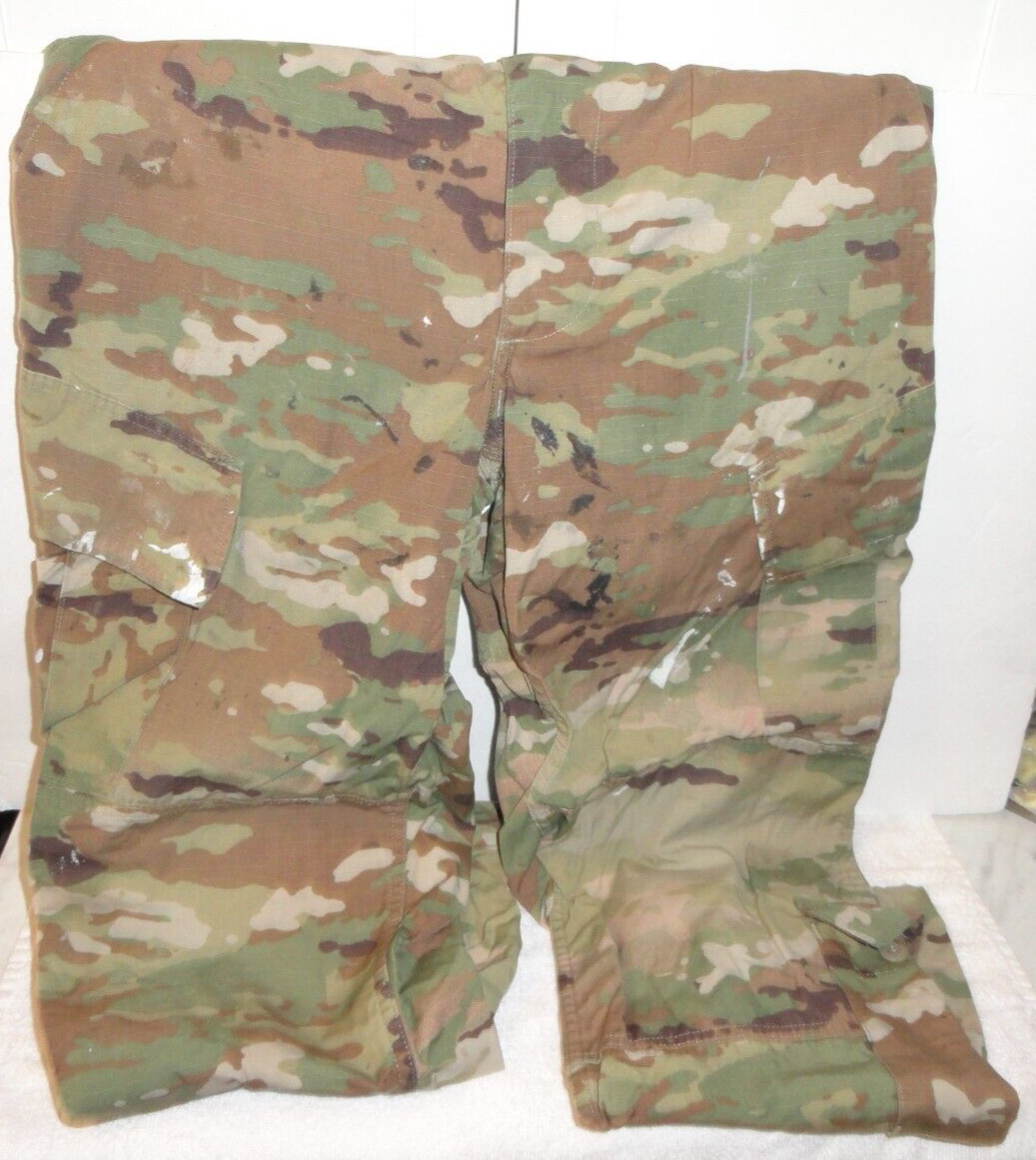 US ARMY CAMO CARGO PANTS Medium-Regular Size