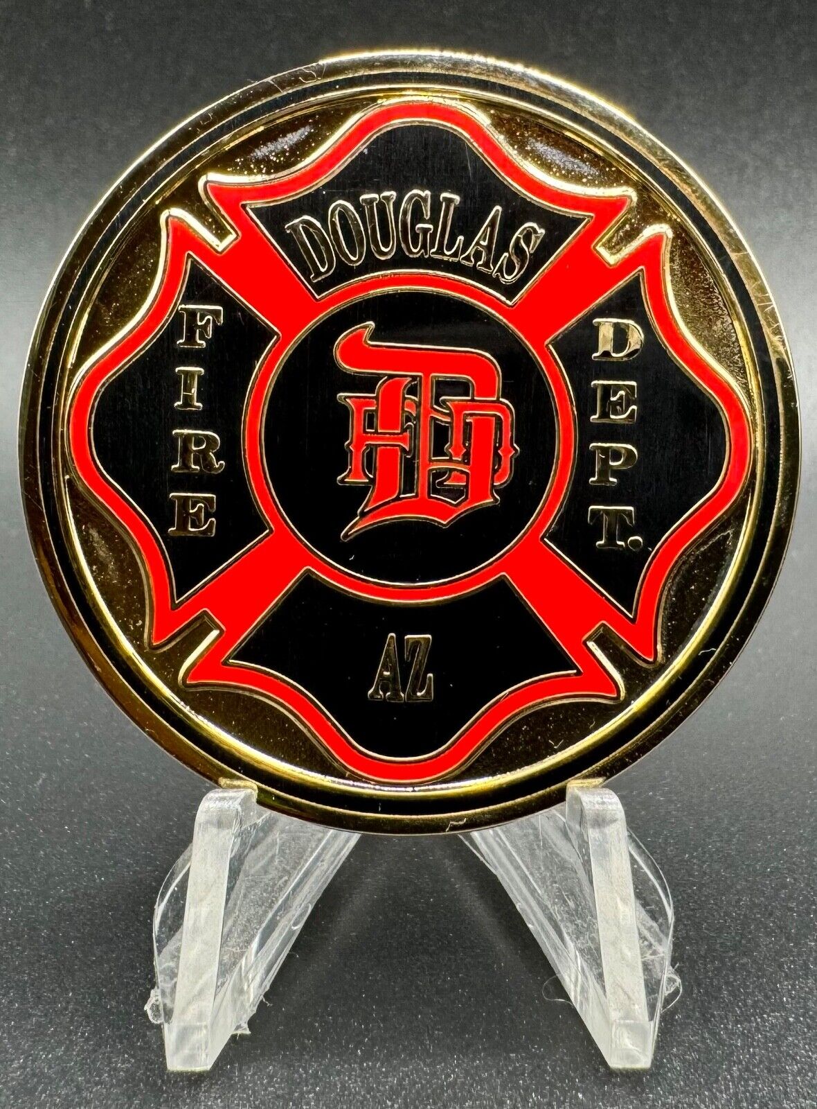 Douglas Arizona Fire Department Fireman Man of Courage Rare Challenge Coin