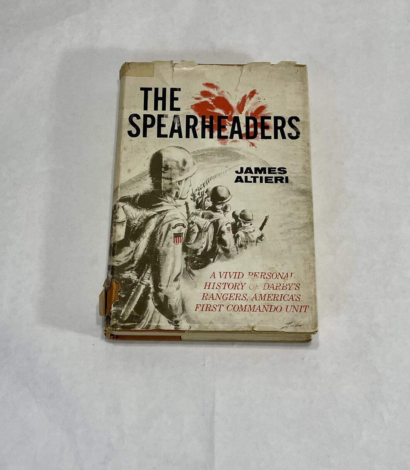 The Spearheaders Book by James Altieri, First Edition, 1960 HC - Darby's Rangers