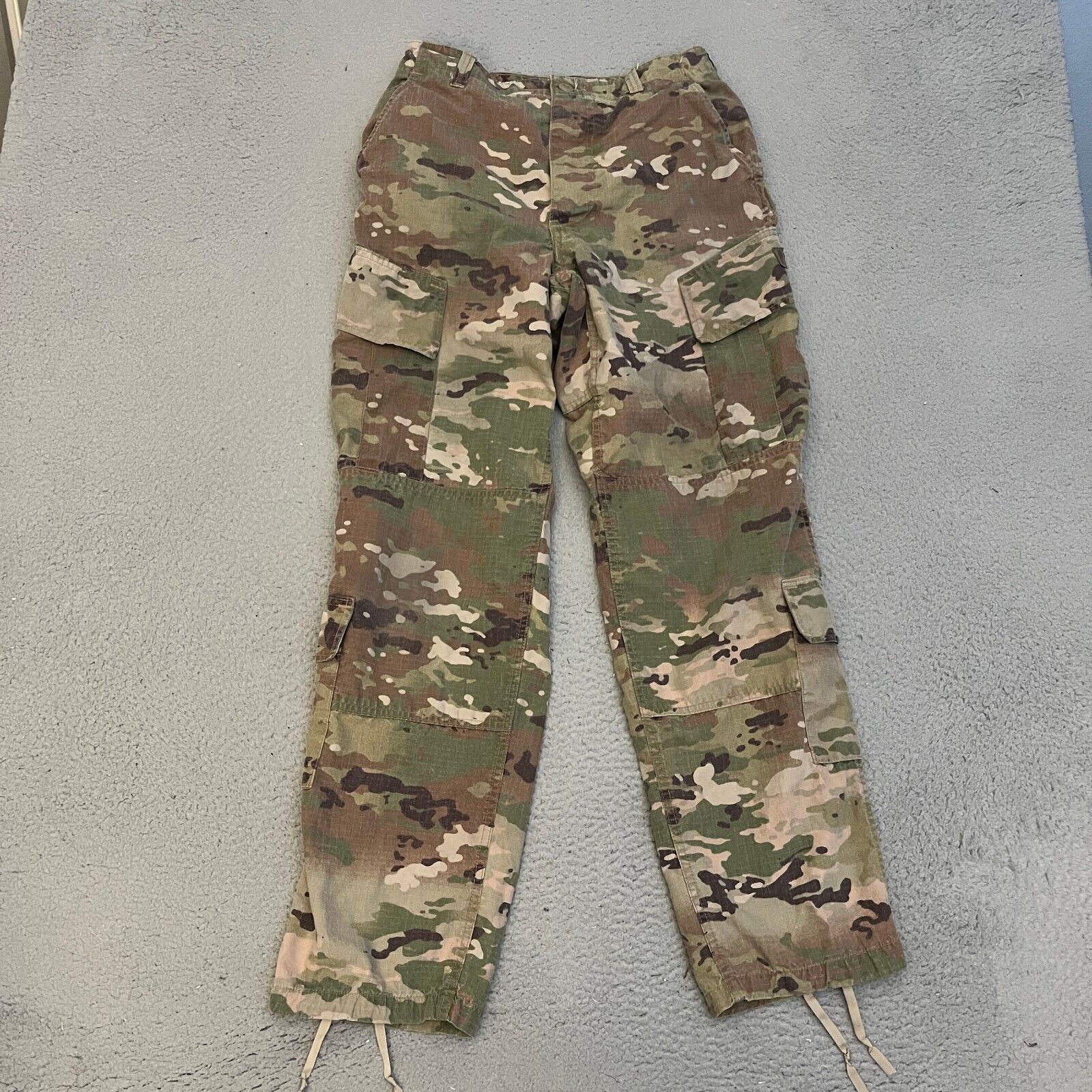 US Army FR Combat Trousers Size Small Reg Camo Pants *Read