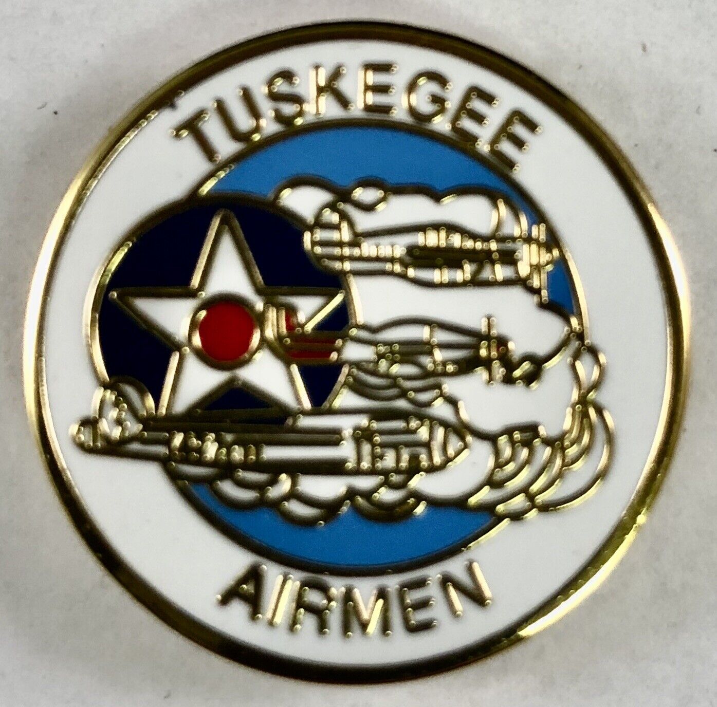 Tuskegee Airmen Lapel Pin, Red Tails, WWII Aviation LP-0101