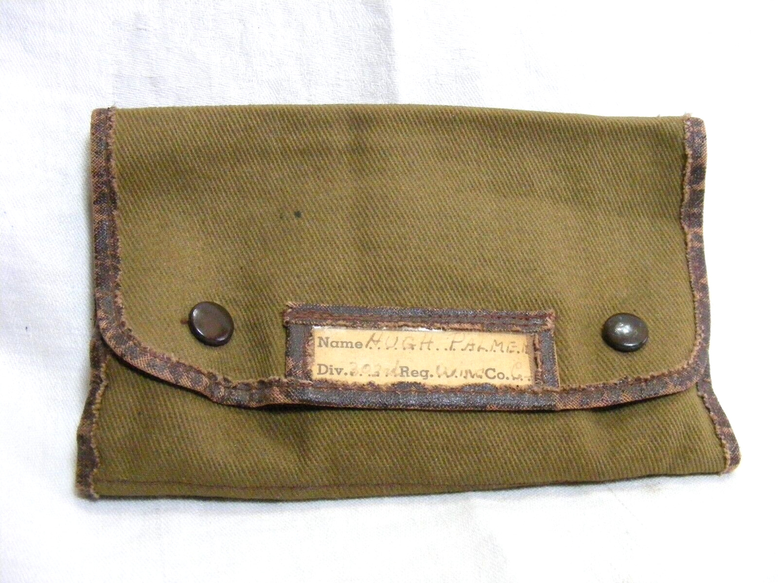 Vintage WW1 to WW2 U.S. Sewing Kit Pouch 8-a #27