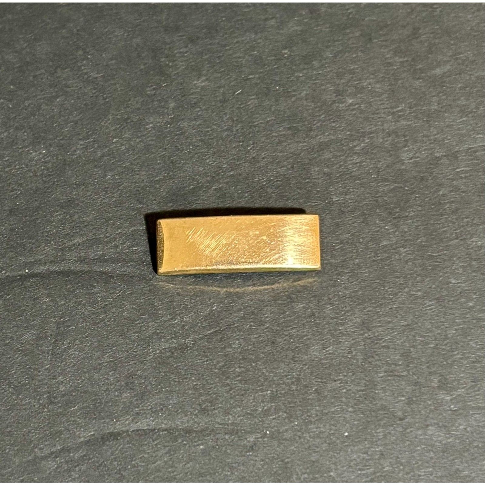 Vintage Soviet USSR Military Ribbon Bar Pin Brass Cold War Era Service Award Bdg