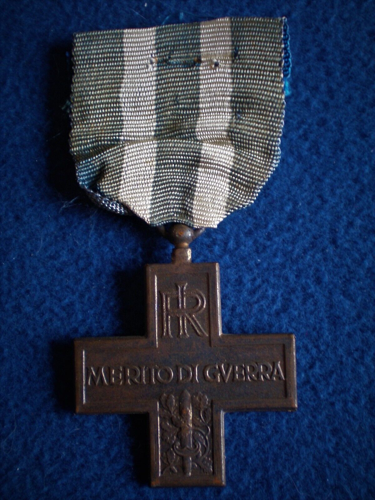 Italy: War Merit Cross to an Italian “POW” with original award document.