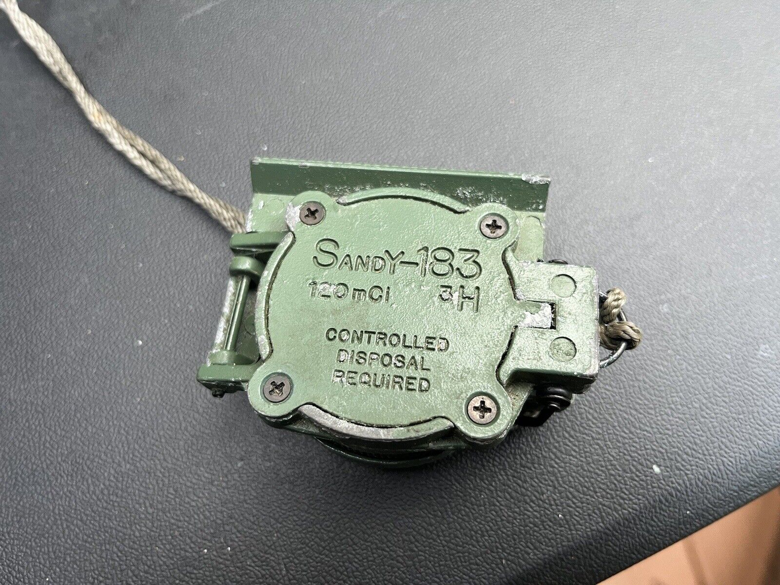 U.S. Compass Military Magnetic Sandy-183 NSN 6605-01-196-6971 1989