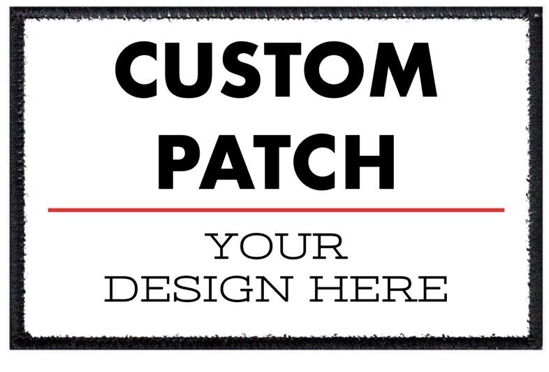 DESIGN YOUR OWN PATCH - Morale Patch / Military Badge ARMY Tactical 100