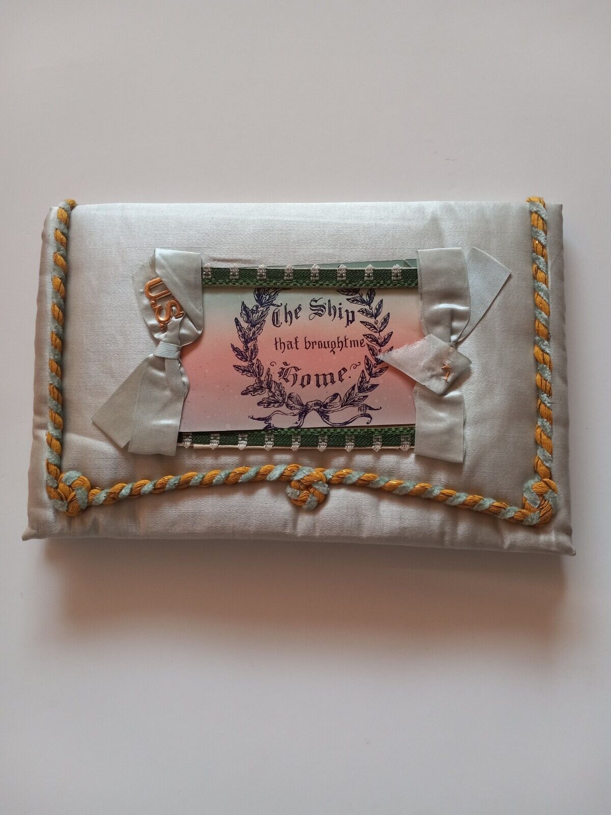 WWII U.S. ARMY SOLDIERS PERSONAL SATIN LETTER POUCH