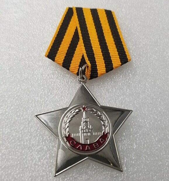 Soviet Russia Soviet Medal of Honor Level III World War II Medal Emblem brooch