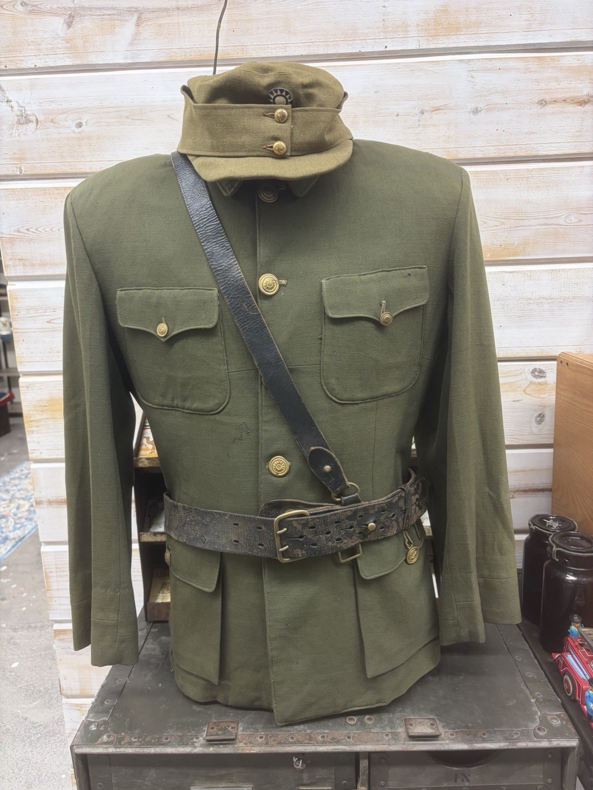 WWII Chinese Nationalist Officers Uniform And Cap