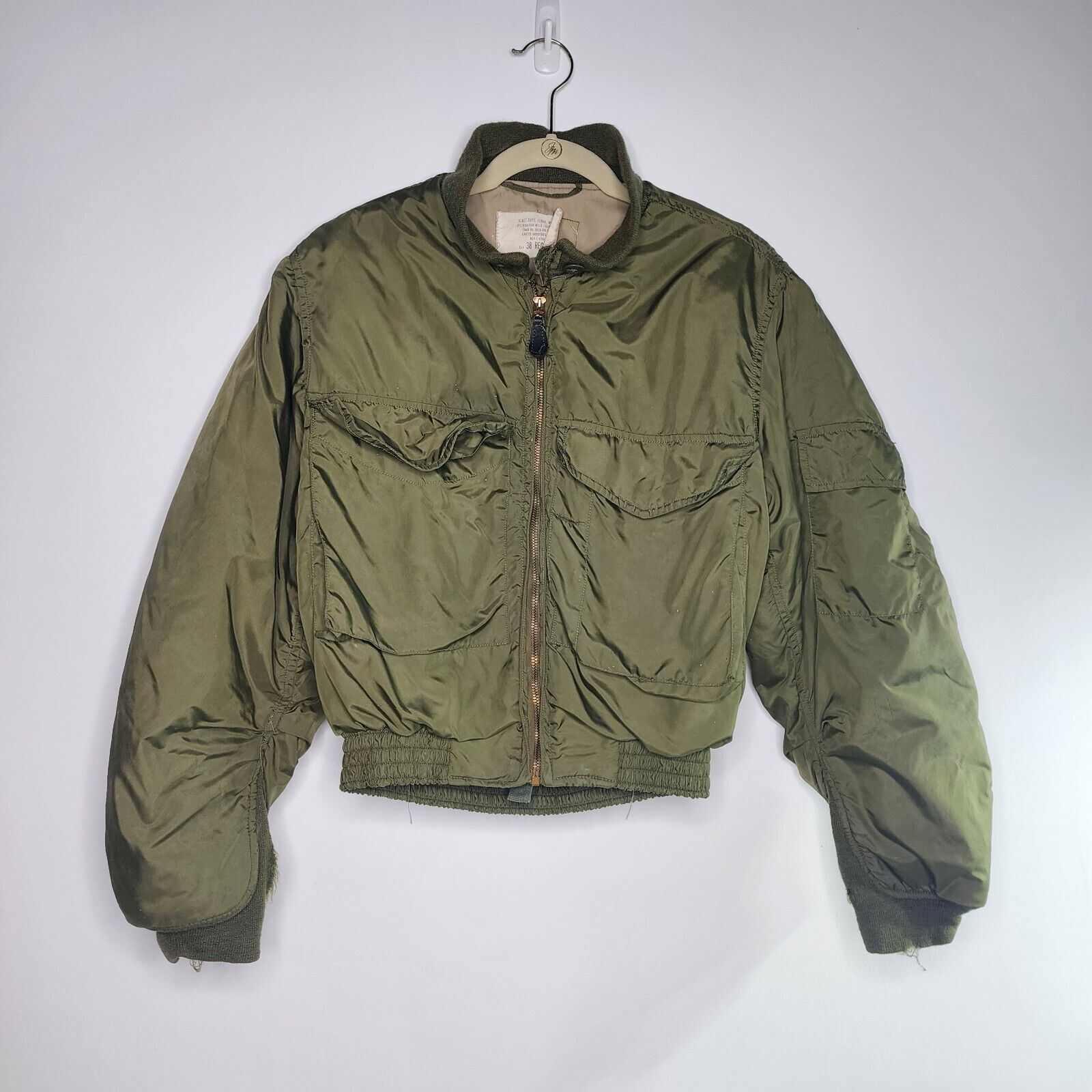 Vietnam Era Military Flying Jacket Size 38 Regular*Distressed*