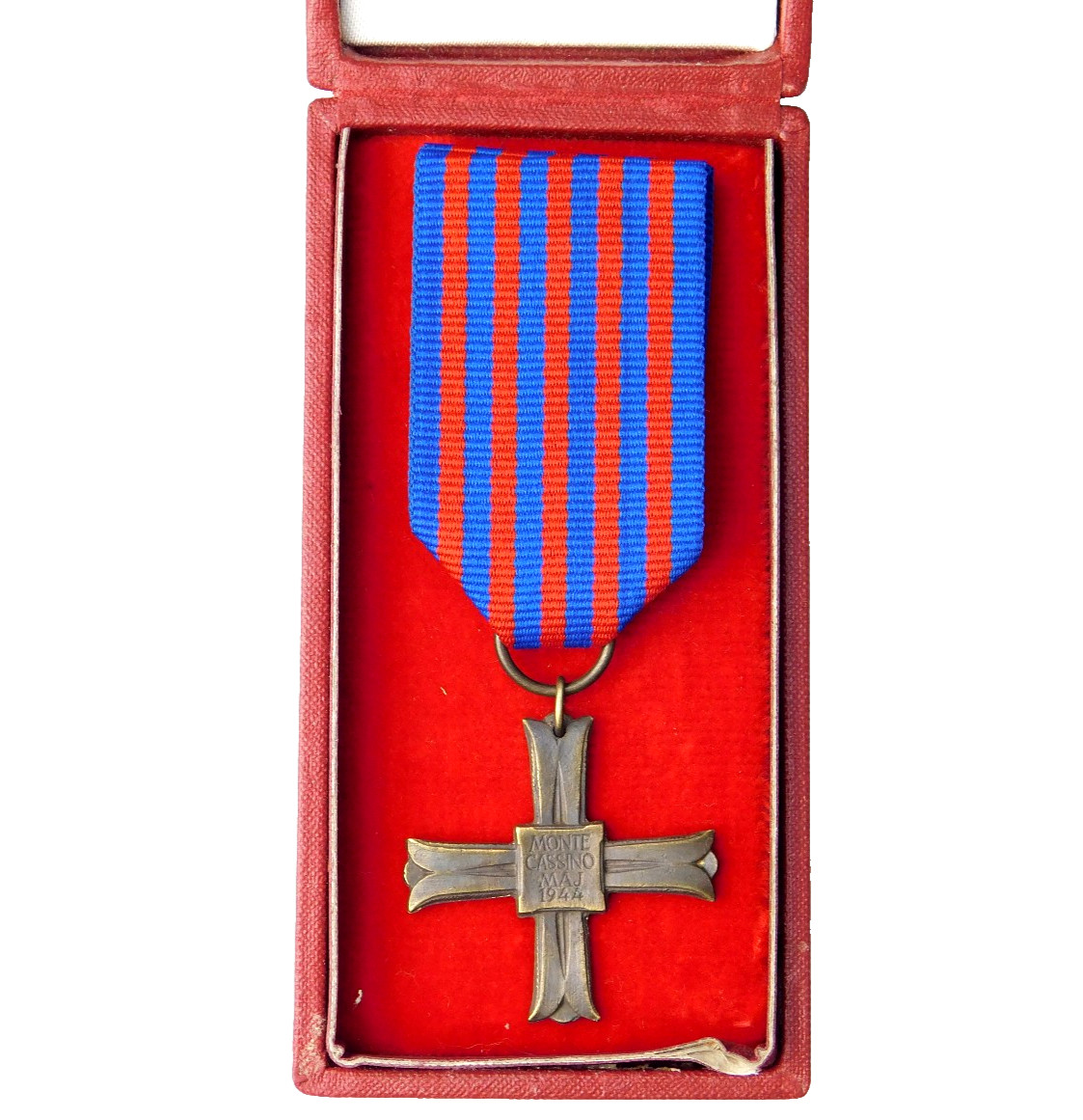 5085 WW2 POLISH CROSS MONTE CASSINO 1944 POLAND ITALY 2ND CORPS