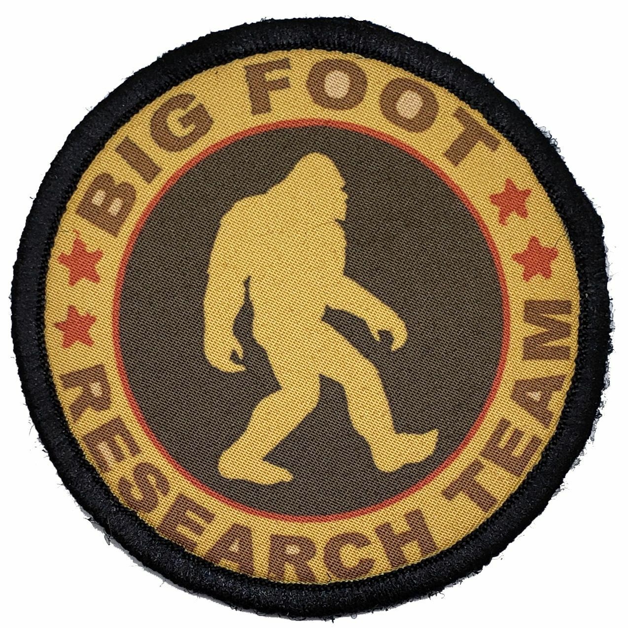 Big Foot Research Team Morale Patch Tactical Military Army Flag USA Hook Golf