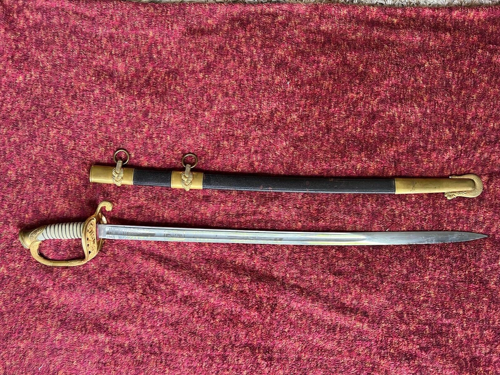 Tiffany-made Civil War Era M1852 US Naval Officer Sword