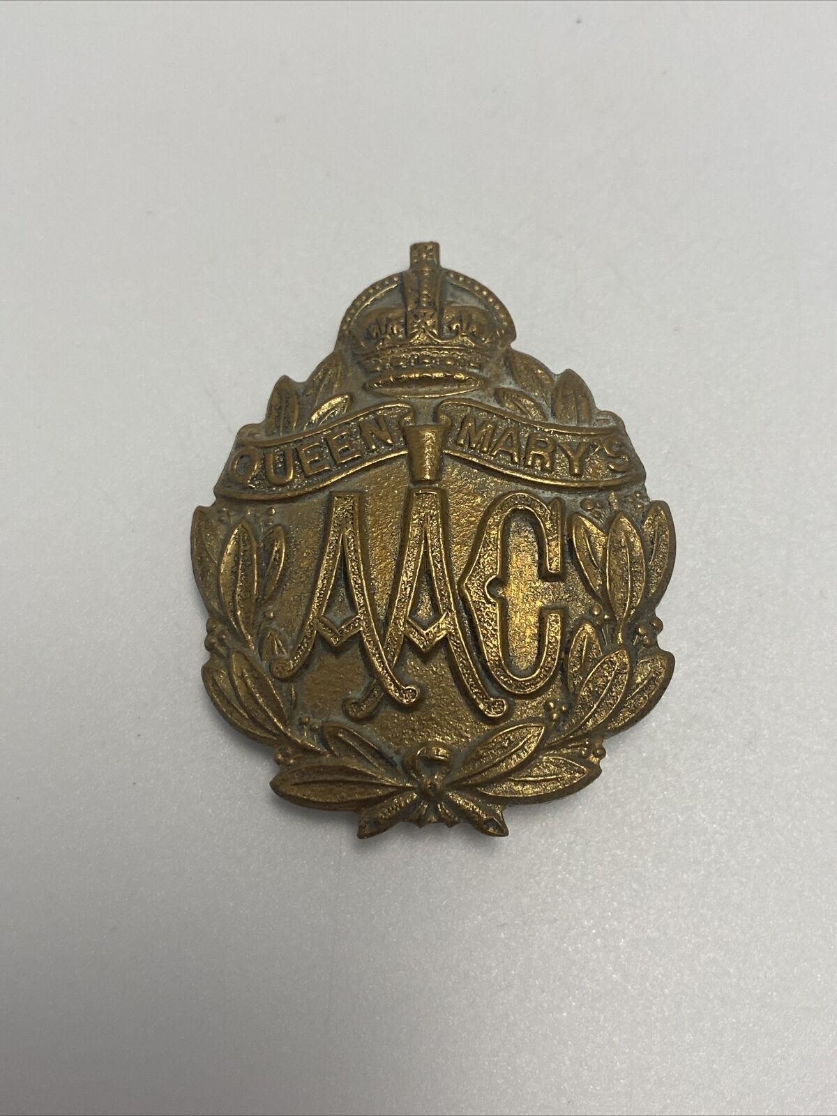 WW1 Queen Mary’s Army Auxiliary Corps Cap Badge