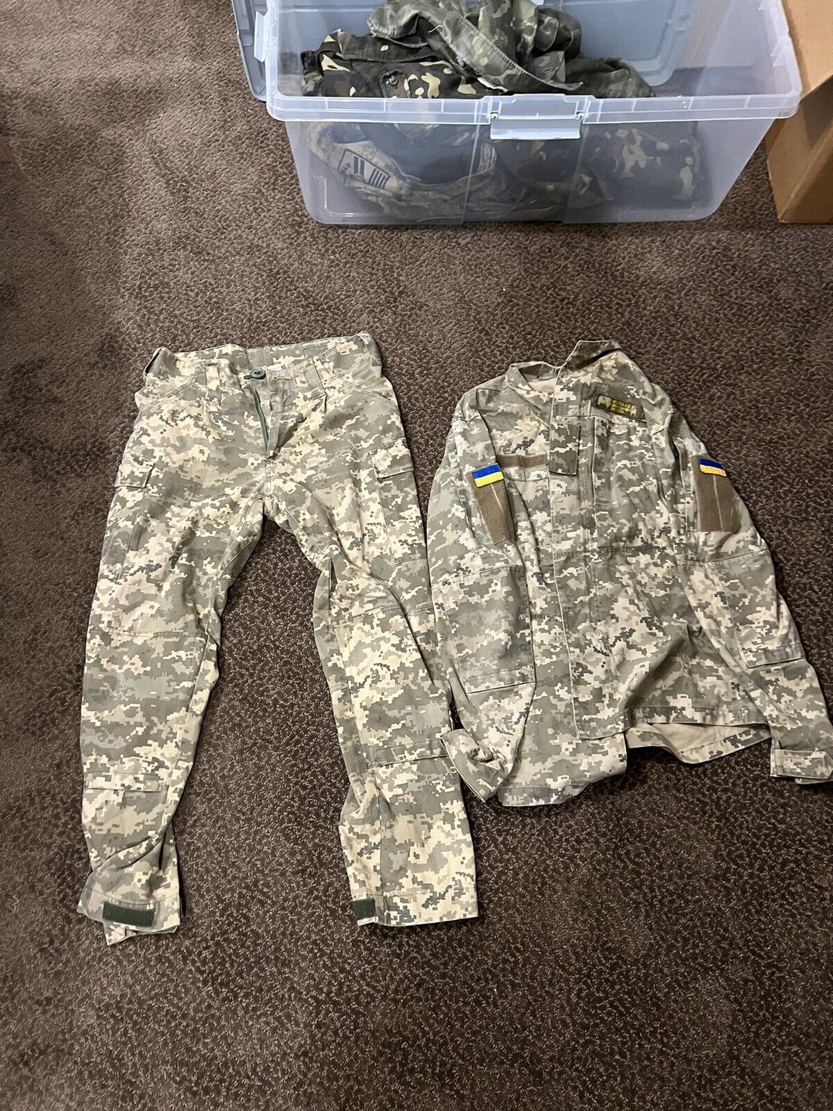 Current Camouflage Ukrainian Army jacket + Pants Summer uniform About Size 48-52