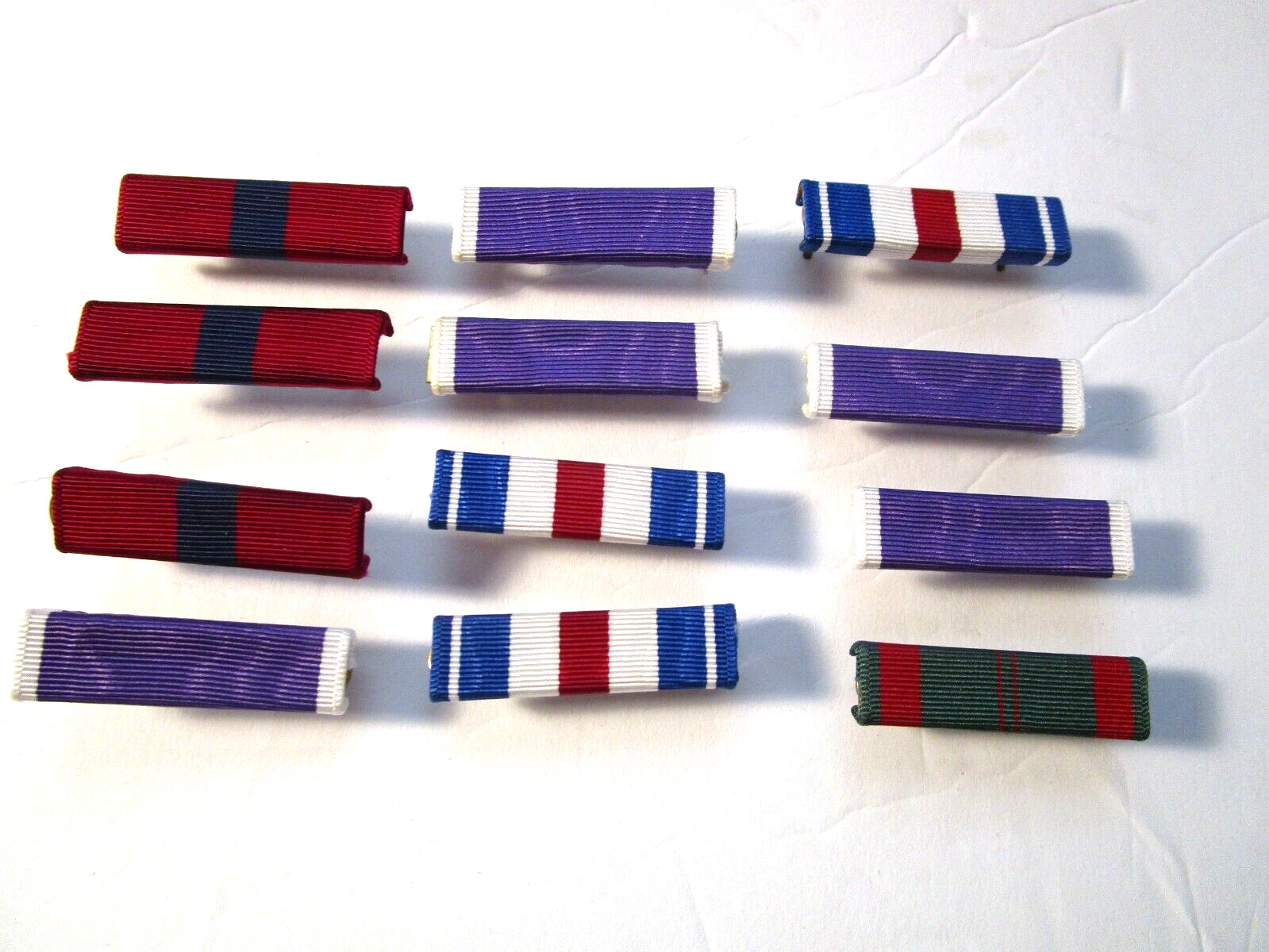 LOT OF 12 MARINE CORPS RIBBONS